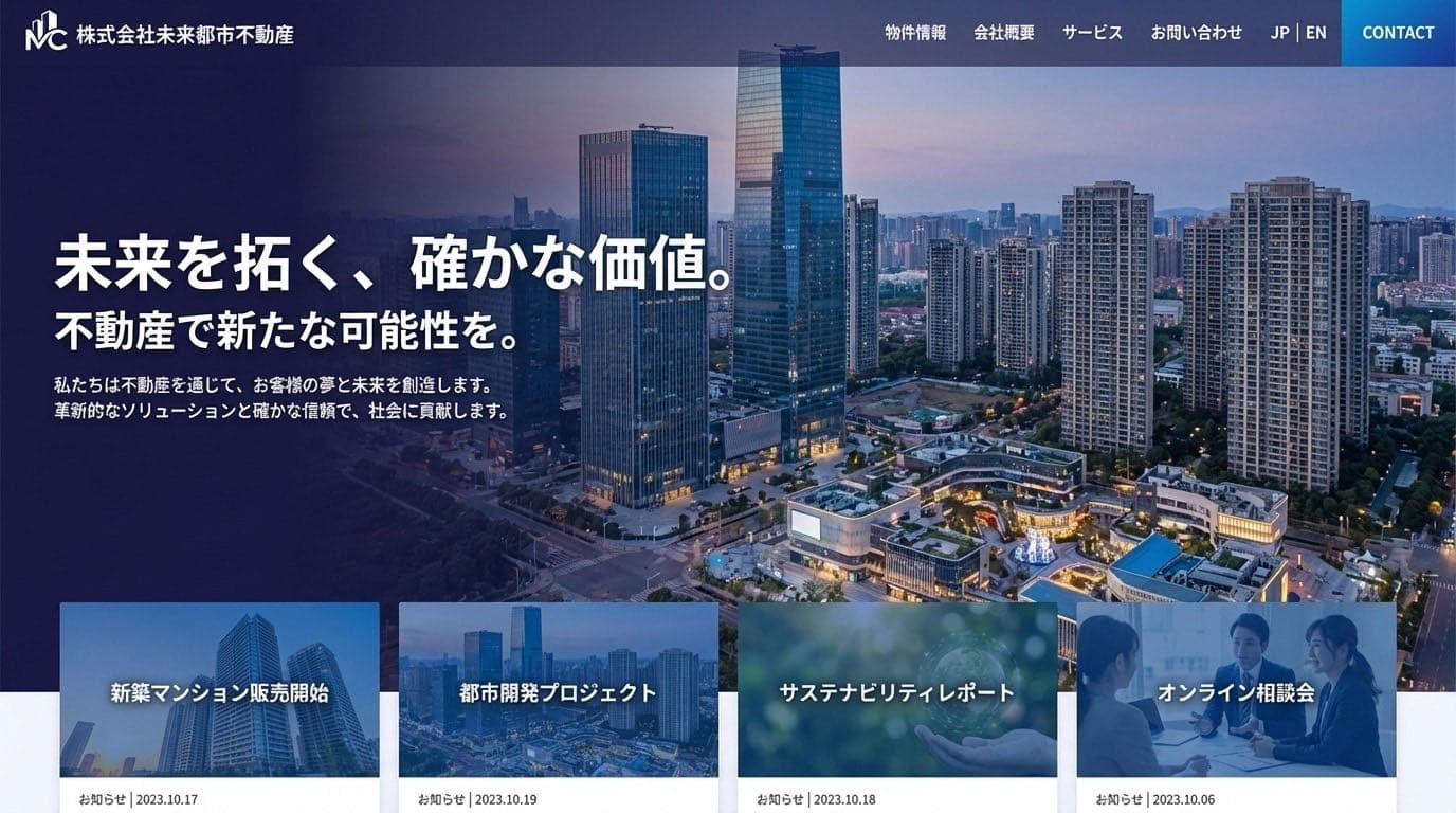 コーポレートサイト